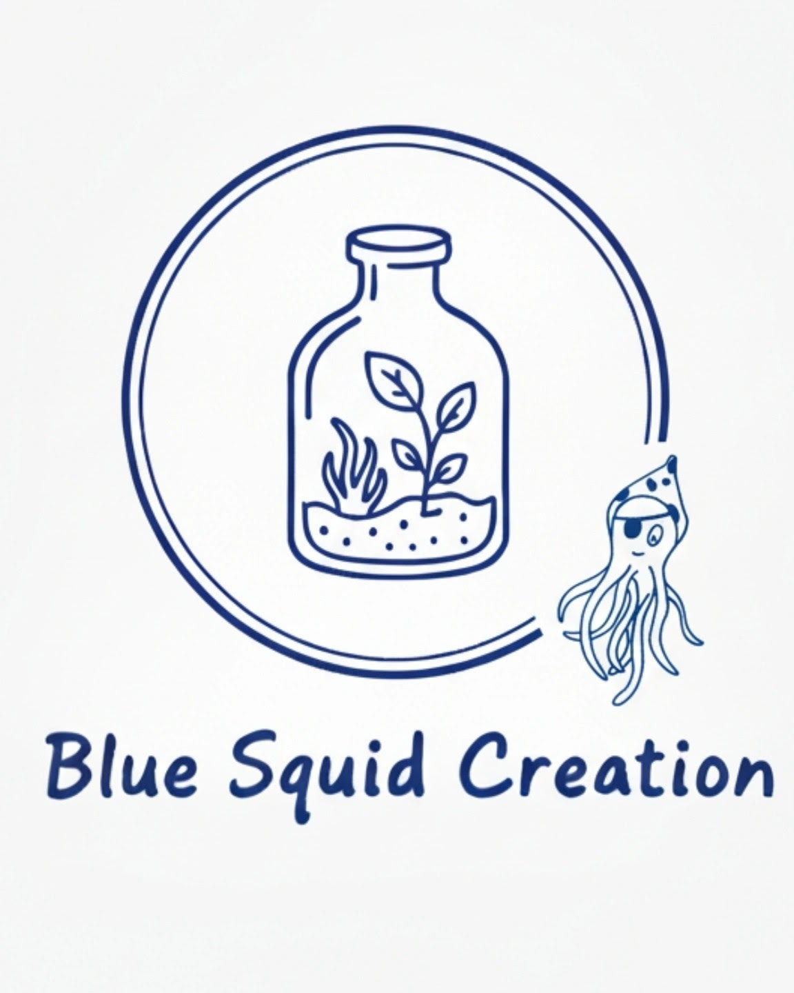 Blue Squid Creation logo